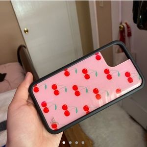Pink Cherries Wildflower Case